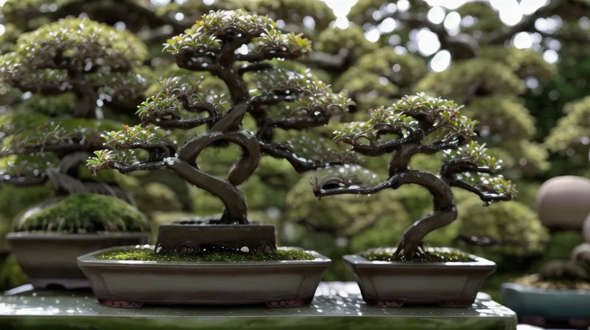Aménager un petit coin de jardin pour ses bonsais : installation abritée pour bonsai débutant