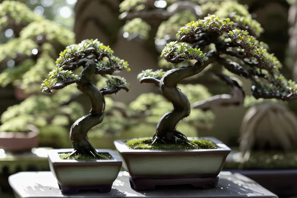 Aménagement de balcon sécurisé pour bonsai débutant, hors de portée des chats