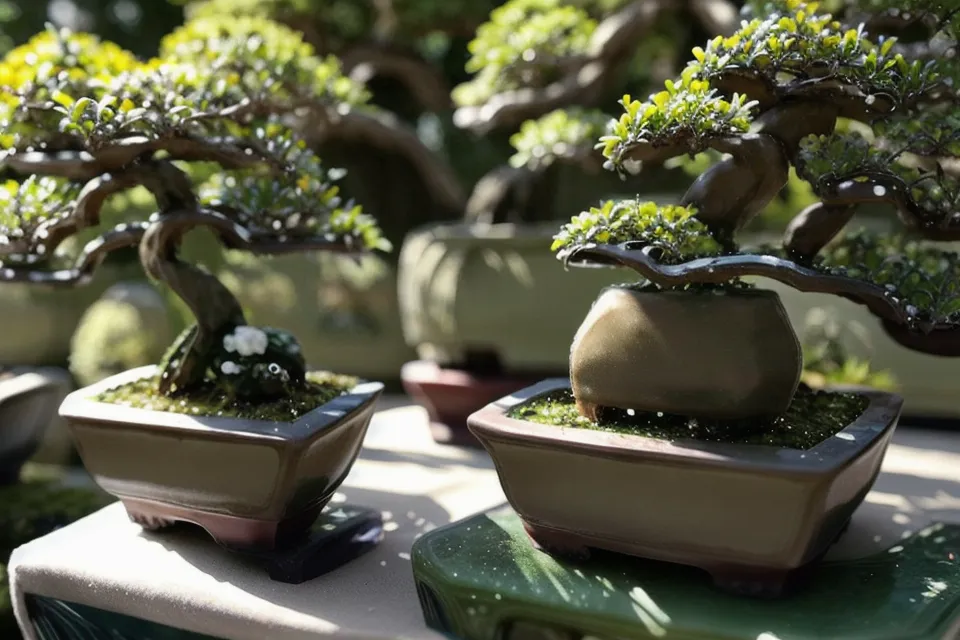 Pince concave en train de couper une branche de bonsai, l'outil spécialisé qui succède aux ciseaux de cuisine pour un débutant.