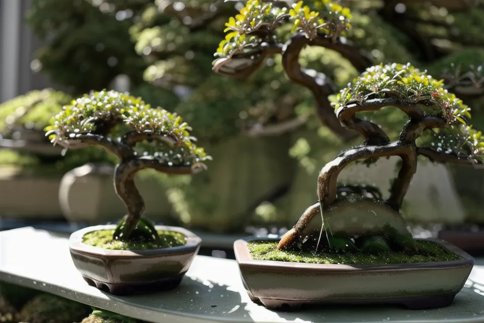Pulvérisateur et soin naturel pour traiter les maladies des feuilles du bonsai débutant