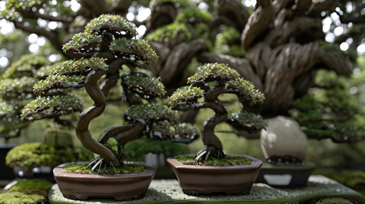 Choisir la face avant d'un bonsaï en pleine lumière, un geste de patience pour jardinier débutant
