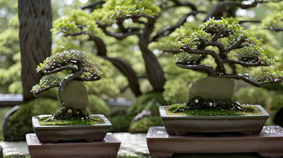 Un bonsai sur un rebord de fenêtre, où patience et croissance lente rythment l'entretien au quotidien
