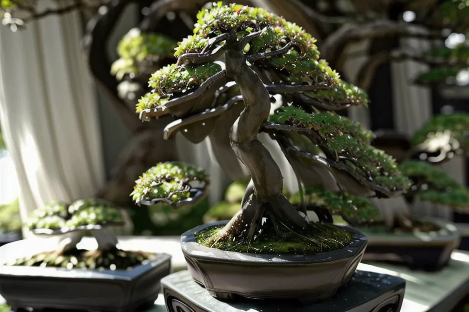 Pucerons sur une feuille de bonsai, signe d'un potager où les cultures se disputent les mêmes insectes