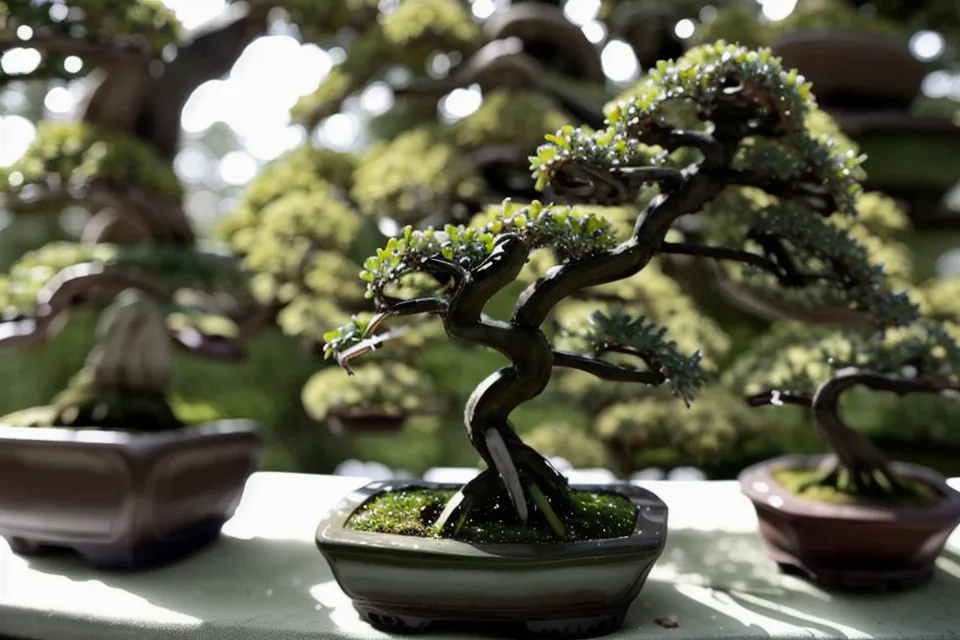 Test du poids du pot, astuce d'entretien bonsai pour savoir quand arroser un genévrier en extérieur