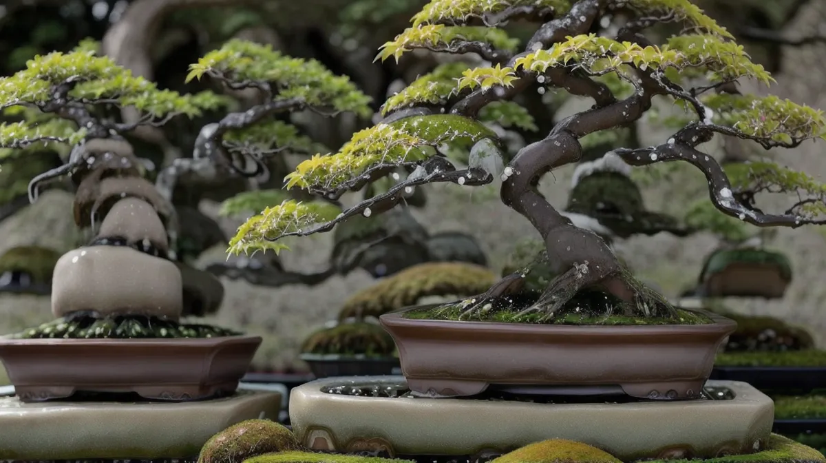 Bonsai en extérieur sur une terrasse ensoleillée, comment trouver la meilleure exposition au soleil pour un bonsai débutant